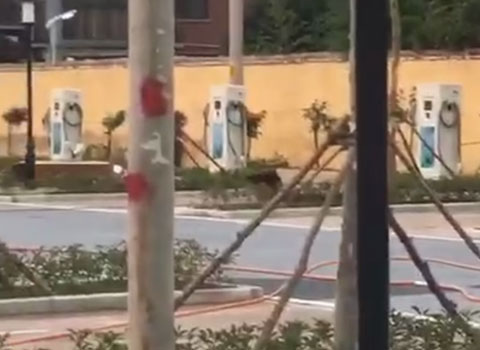 驻马店市公共停车场充电站案例