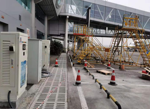 重庆江北机场停机坪室外充电站案列(图3)